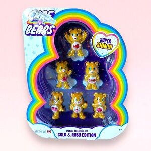 NWT Care Bears - Special Collector Set Gold & Ruby Edition Exclusive Gold Bears
